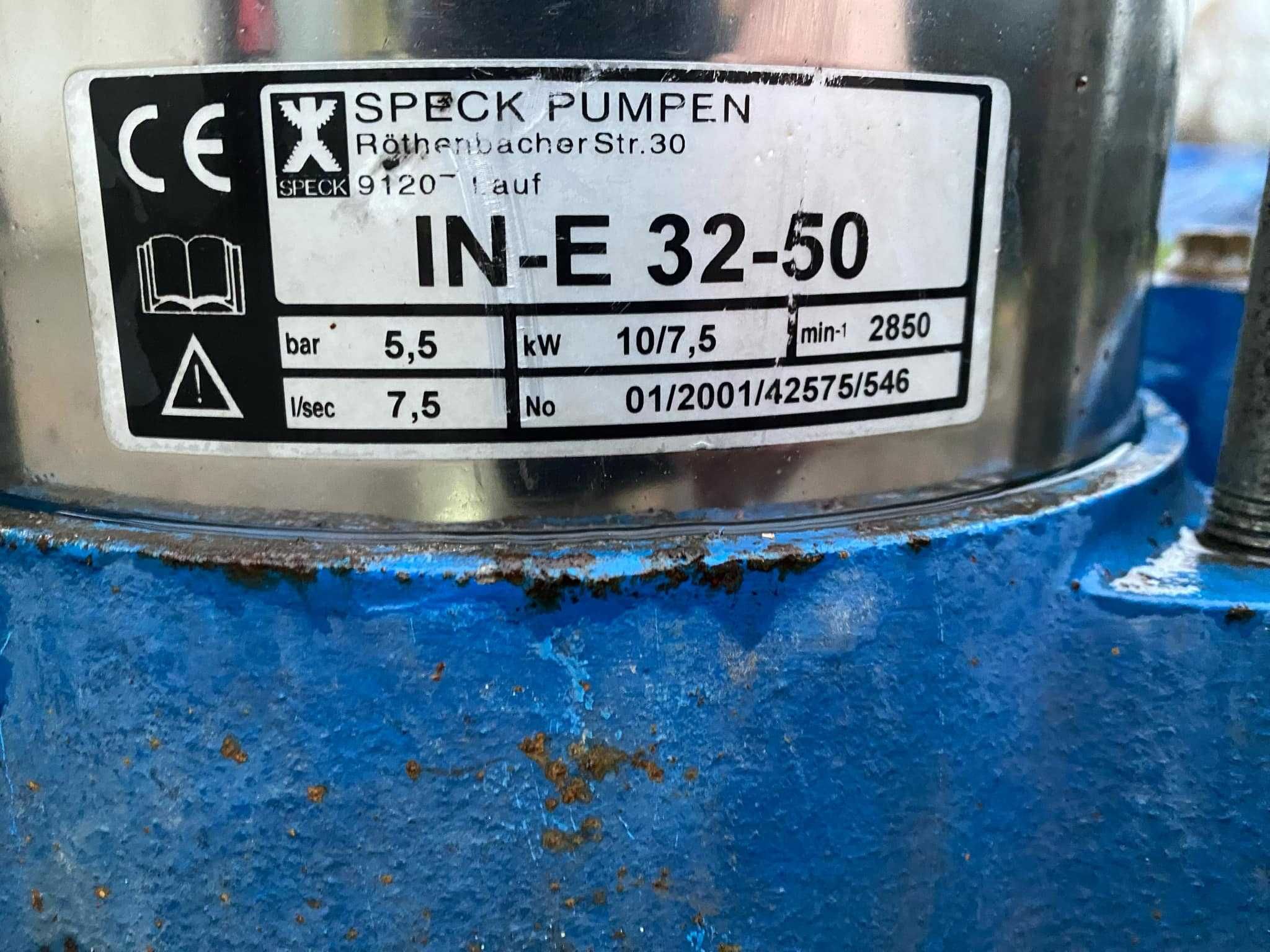 Pionowa pompa SPECK PUMPEN IN-E 32-50