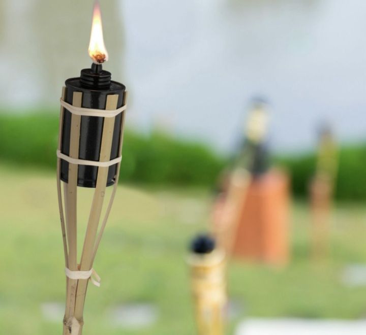 Pochodnie bambusowe 10 sztuk