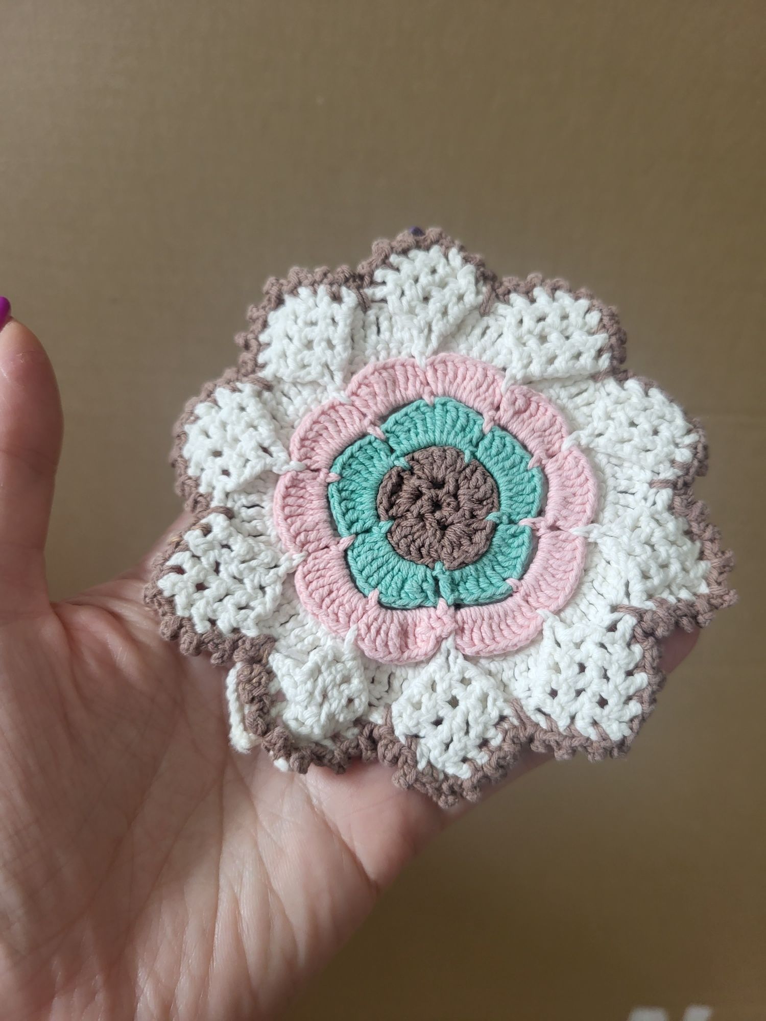 Mała podkładka shaby chic nowa handmade