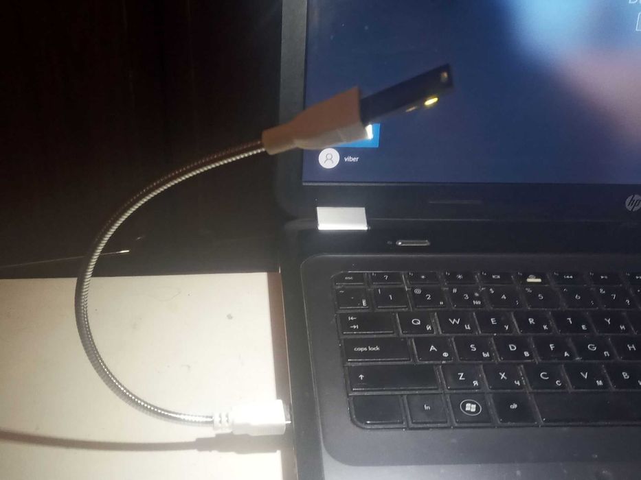 Светильник USB диммер регулируемый сенсор LED фонарь брелок 1,1Вт