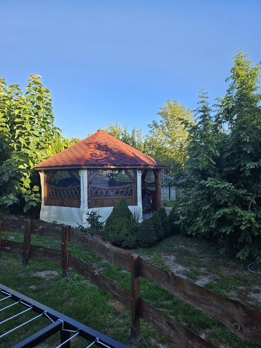 Całoroczny domek drewniany z wyposażeniem