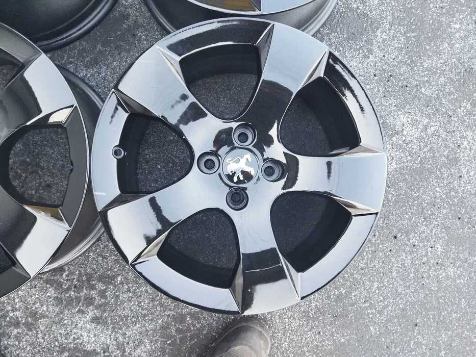 Alufelgi czarne 17 peugeot 3008 / 5008 4x108 ET 29 7,5Jx17 idealne
