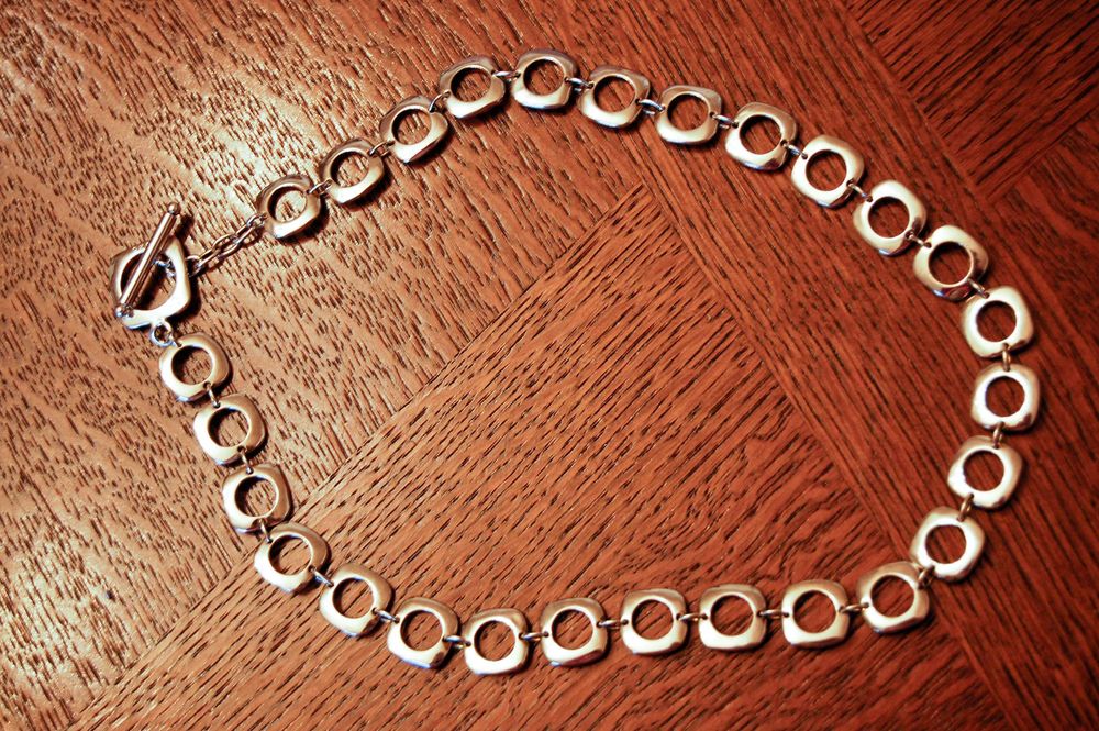 срібний ланцюжок кольє 925 проба серебро колье