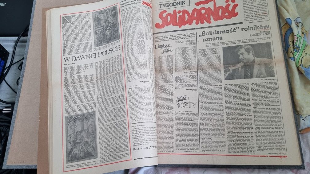 Tygodnik Solidarność rocznik 1981 oprawiony