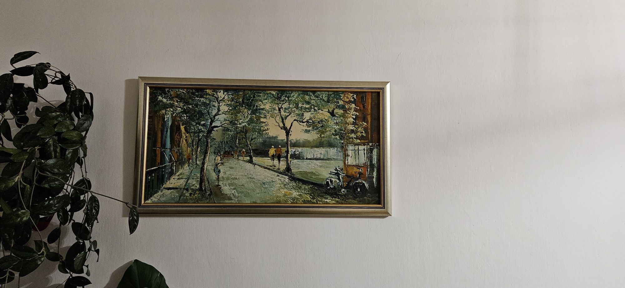 Obraz olejny technika szpachla