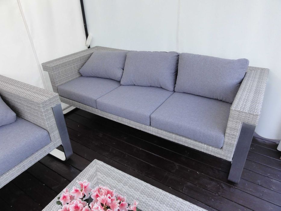 Eldar zestaw meble ogrodowe  Hortensja szare