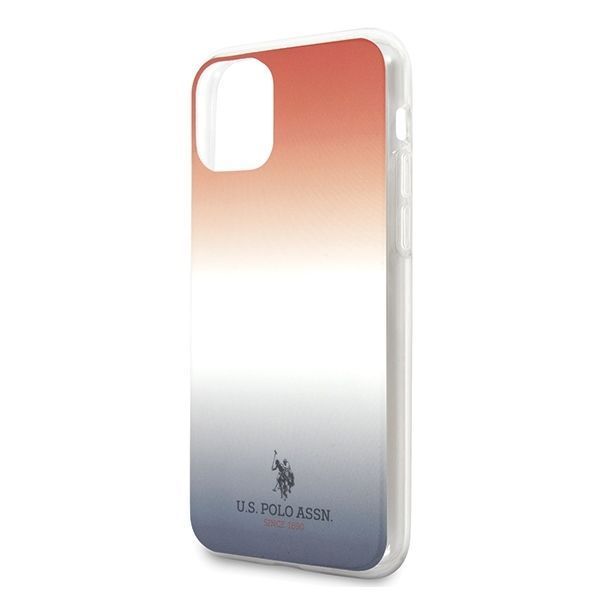 Etui U.S. Polo do iPhone 11 Pro z Gradientem Czerwono-Niebieskim