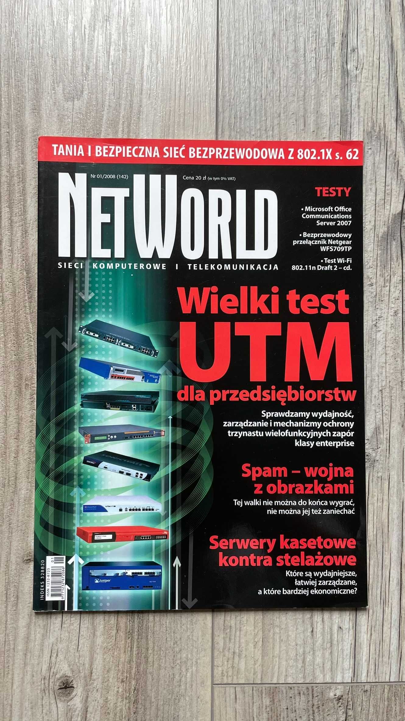 Komplet magazynów NetWorld z 2008 roku Net World