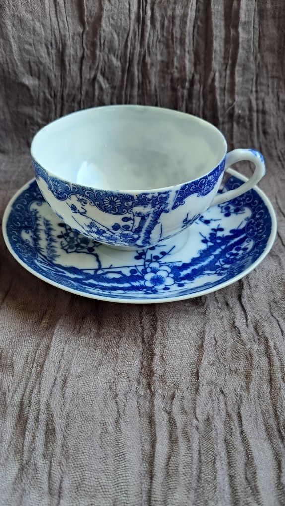 Herbaciany, porcelanowy komplecik dla dwojga