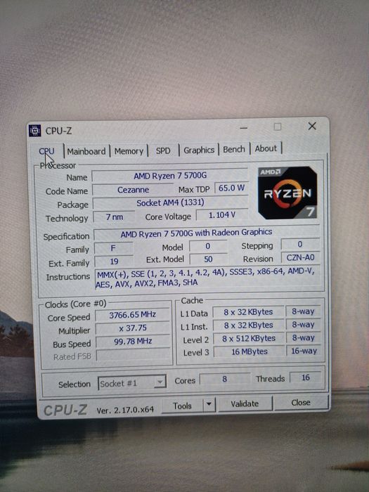 Zestaw Gamingowy PC Ryzen 7 32GB DDR4 500GB M2