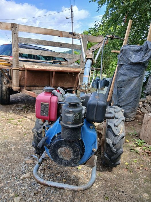 Мотоблок Мотор Січ МБ-6Д з причепом і навісним обладнанням + MF-70