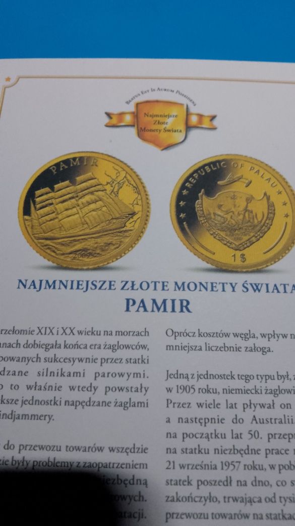 Najmniejsze złote monety świata Pamir