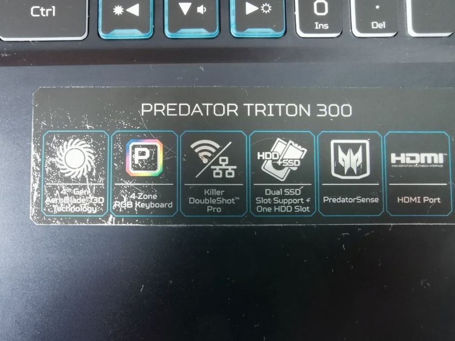 Acer Predator Triton 300 PT315-51, i7-9750H, GTX1650, 1TB M2, 24GB RAM