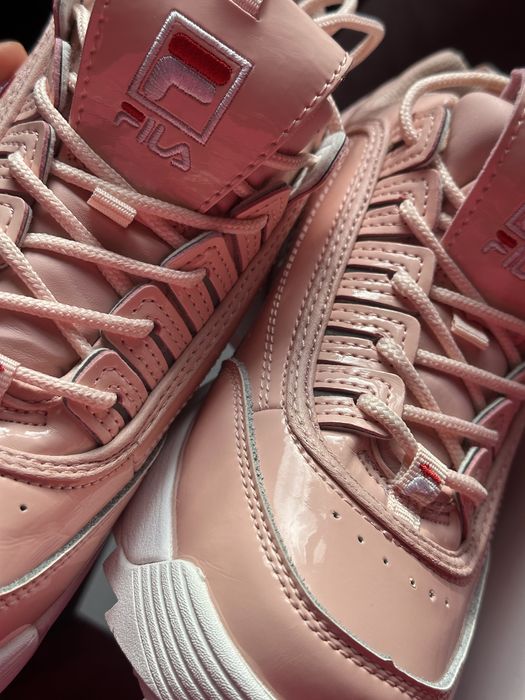 Кроссовки  ФИЛА ДИЗРАПТОР 2 Fila Disruptor 2 Pink/White (лак)