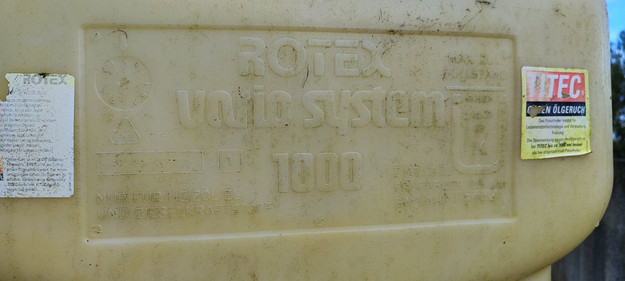Depósito 1000 LT.