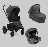 Joie Trio Carrinho Chrome DLX Foggy Grey + Alcofa + i-Gemm TRIDLXFGY