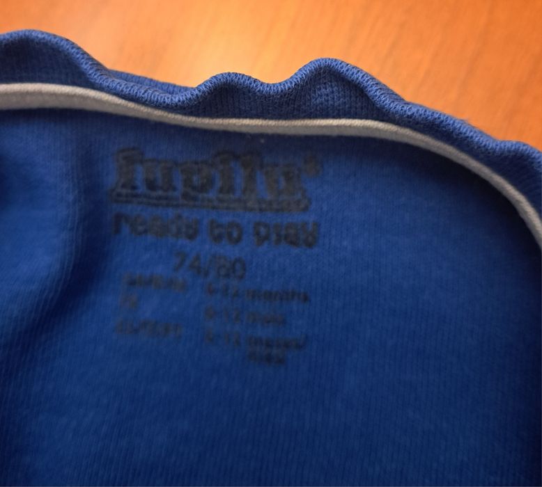 T. Shirt 74/80 - Menino  - Marca Lupilu 100% Algodão