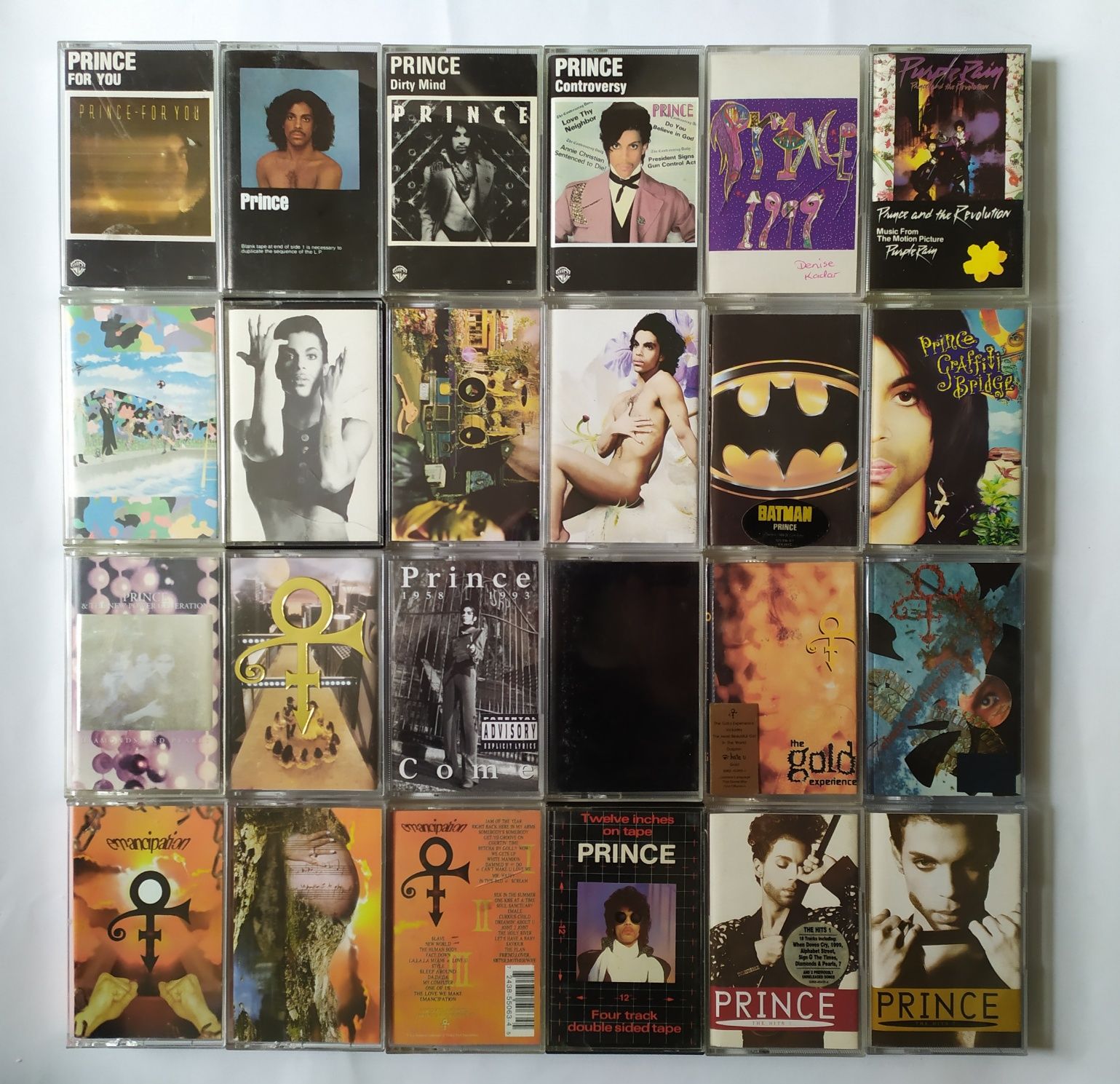 Весь Prince лот 24 кассеты США дискография