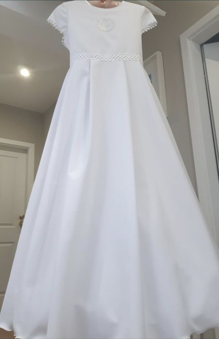 *Impressja* cudna sukienka alba komunijna bolerko torebka halka R.140