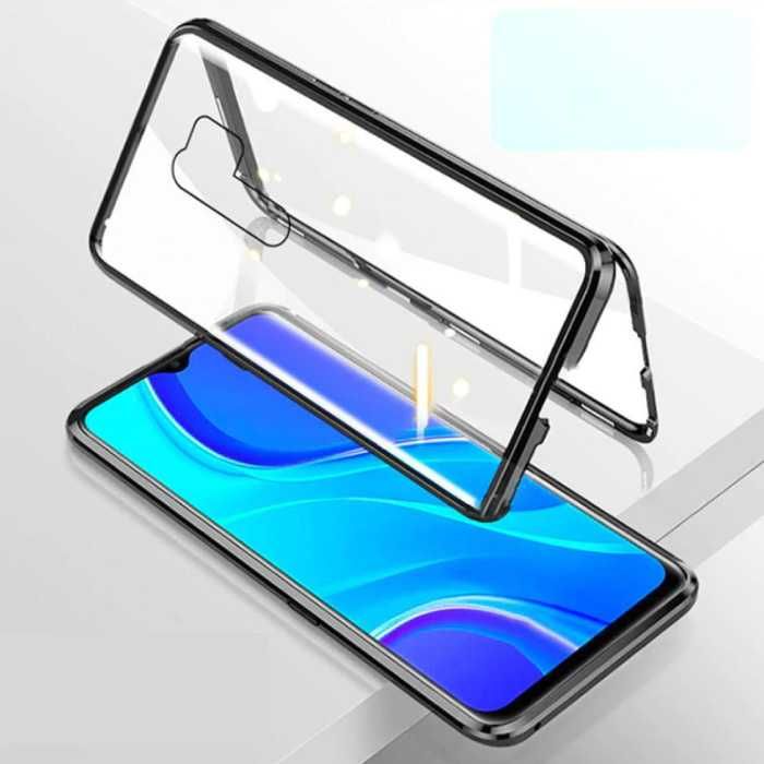 Etui Magnetic GLASS 360° - Aluminium do Xiaomi Redmi Note 8 Pro