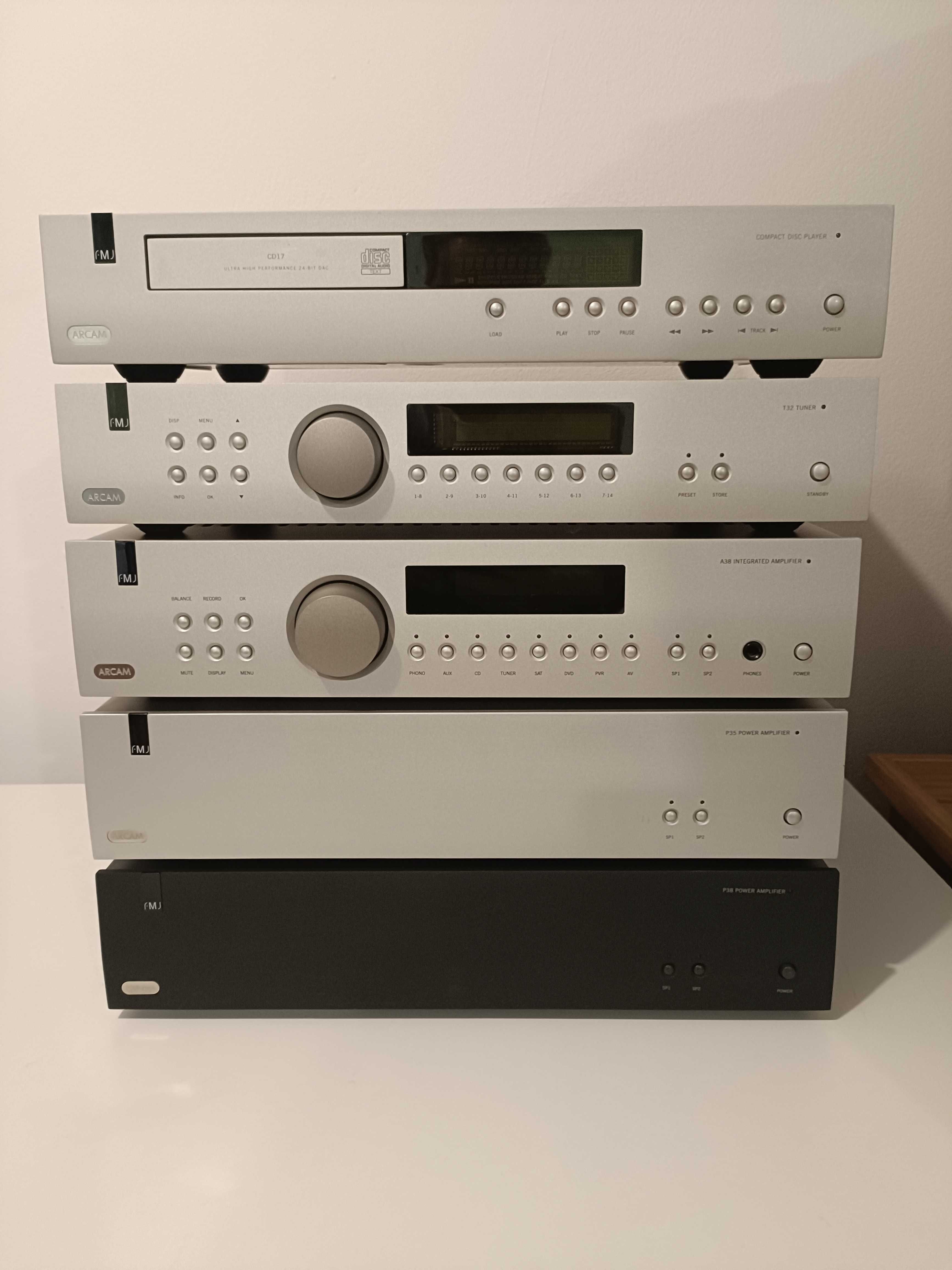 Arcam FMJ P38  stereo 2x105W, Końcówka mocy