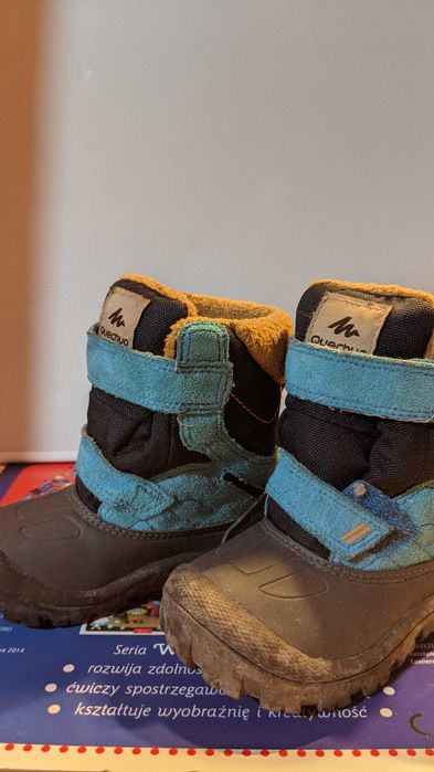 Buty dziecięce śniegowce Decathlon Arpenaz r. 21 wk. 13cm niebieskie