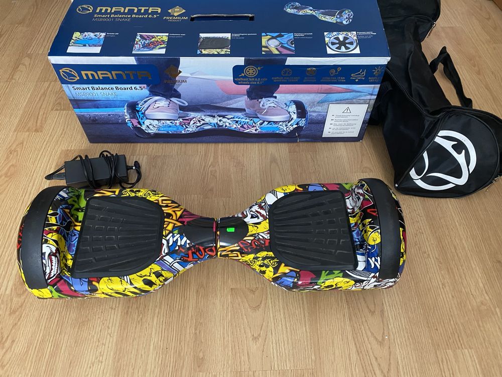 Deskorolka elektryczna MANTA Smart Balance Board 6.5'' MSB9001 SNAKE