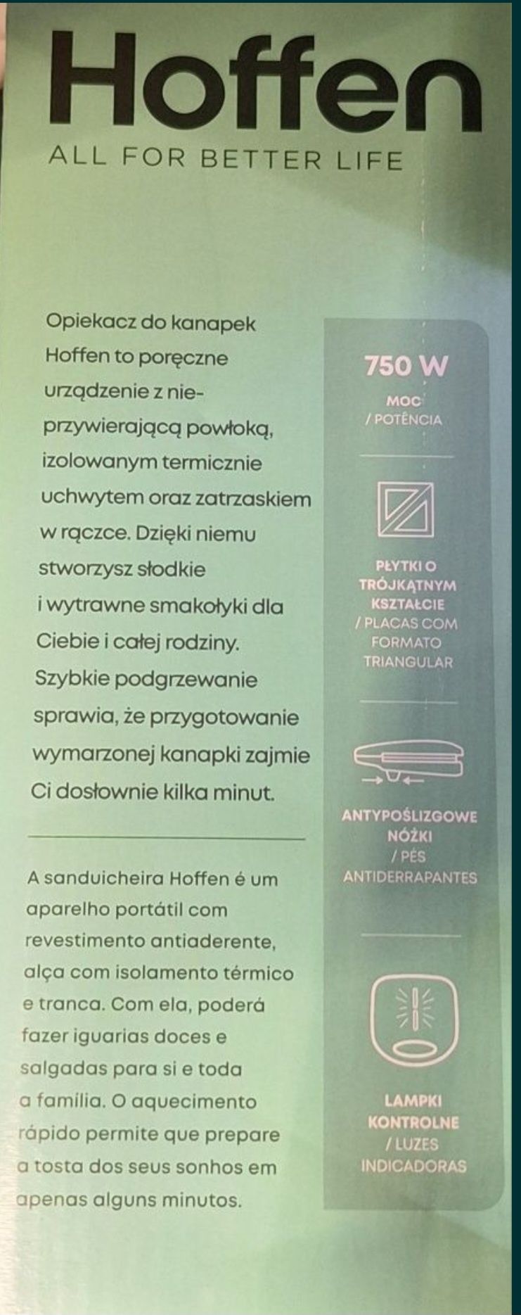 Opiekacz toster do kanapek