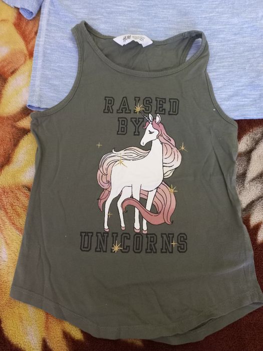 Bluzka, koszulka z krótkim rękawem. H&m 4szt