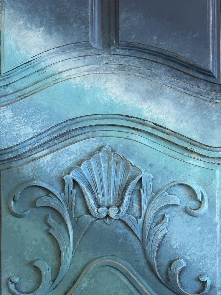 Antigas portas de madeira para decoração