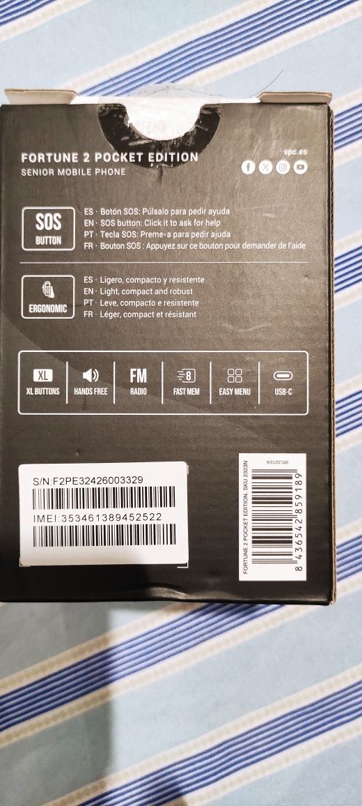 Telemóvel marca SPC
