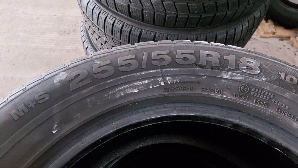 Opony 255/55 R18 zimowe Continental 4,2mm DOT 3517 Nakło
