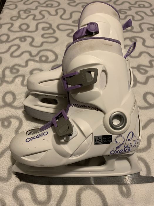 Łyżwy regulowane rozmiar 32 do 34 z decathlonu