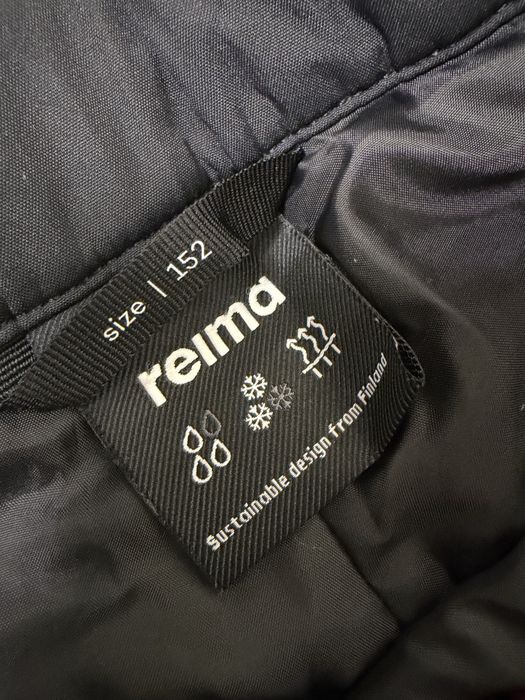 дитячі зимові штани ReimaTec Sild чорного кольору 152