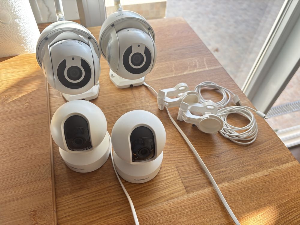 Conjunto 4 Camaras Wifi Daewoo