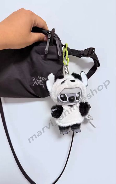 Оригинал Stitch MINISO GenZ Street • Панда • Limited Edition брелок