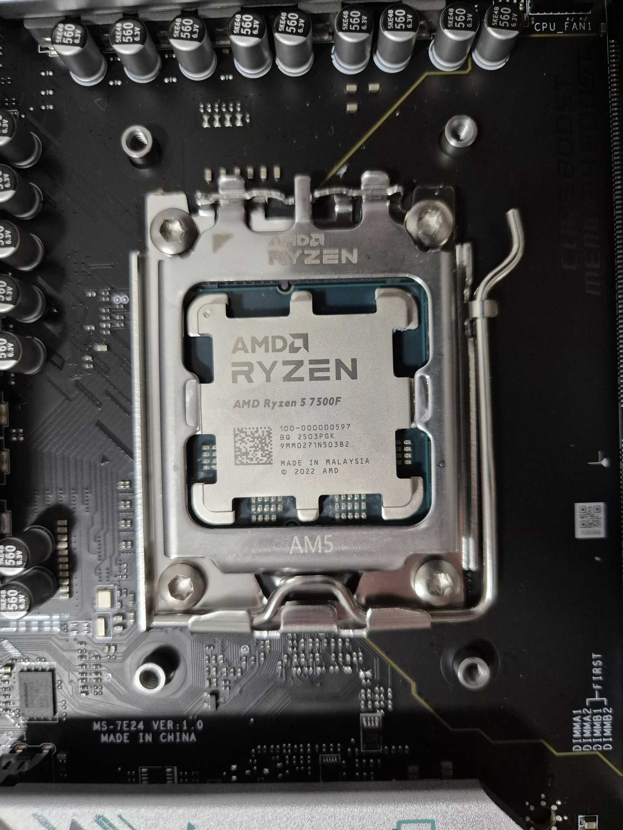 новий ігровий сет Ryzen 5 7500F 5GHz+MSI B650M Gaming+ Wi-Fi. Trade-IN