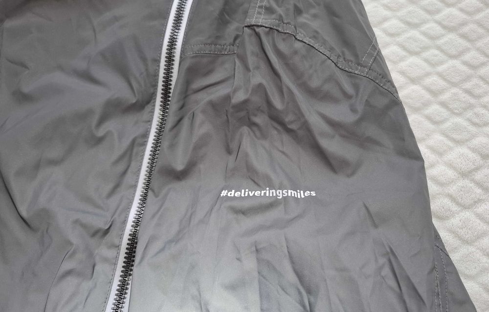 Kurtka z kapturem, wiatrówka, odblaskowa, Clique, XXL (Odzież)