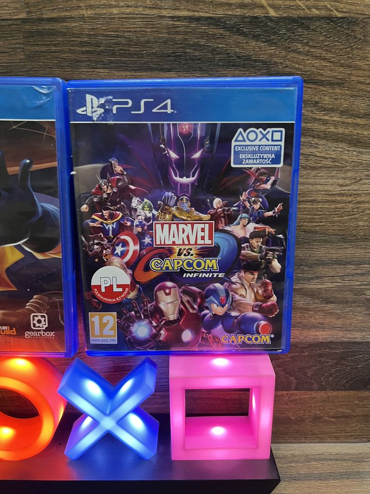 PlayStation Ps 4 Ps 5 Hello Neighbor, Marvel vs Capcom! Wymiana!
