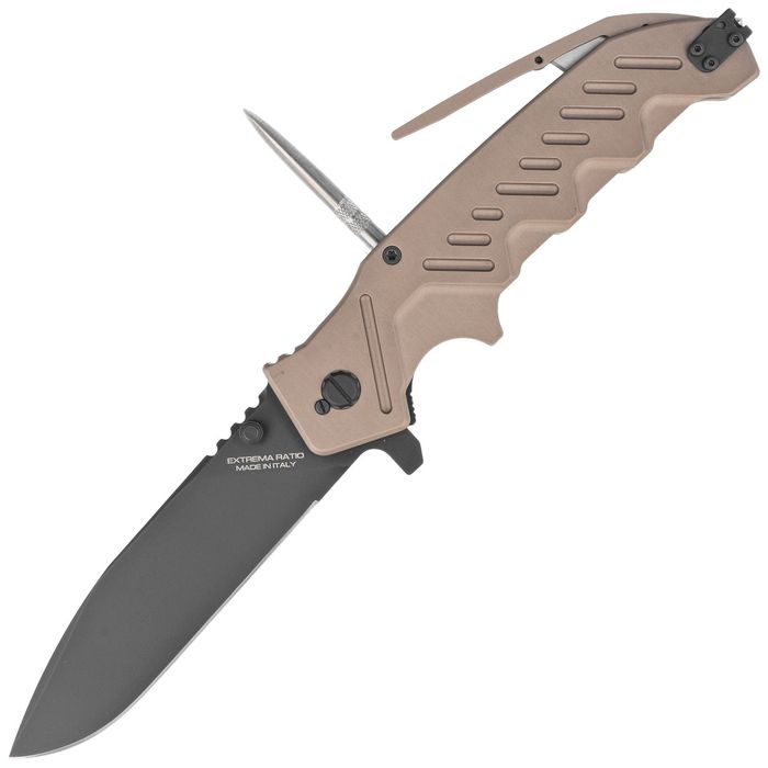 Nóż składany Extrema Ratio Glauca G1 Tactical Mud Aluminium, Black