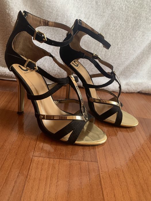 Женские летние замшевые босоножки