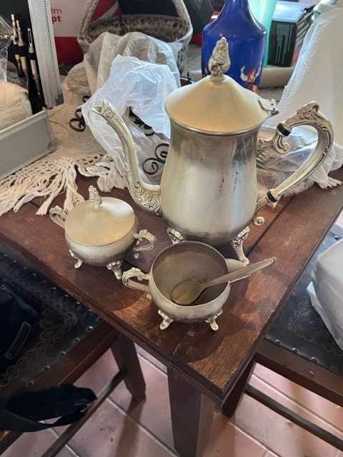 Conjunto/serviço chá em casquinha