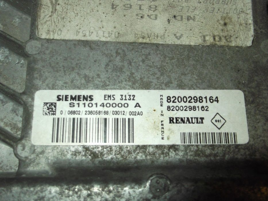 Centralina motor - injeção Renault Scenic - Siemens EMS 3132