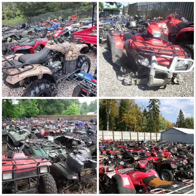Запчастини для квадроциклів Can-Am Polaris Yamaha Honda нові б/в шрот