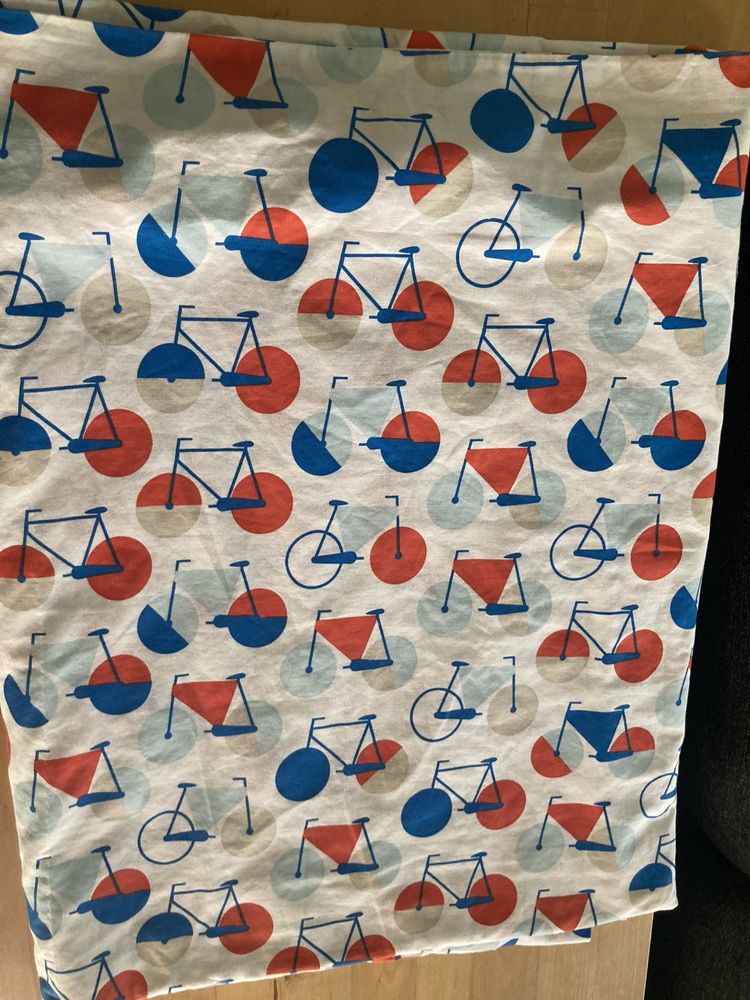 Capa de edredon e fronha bicicletas