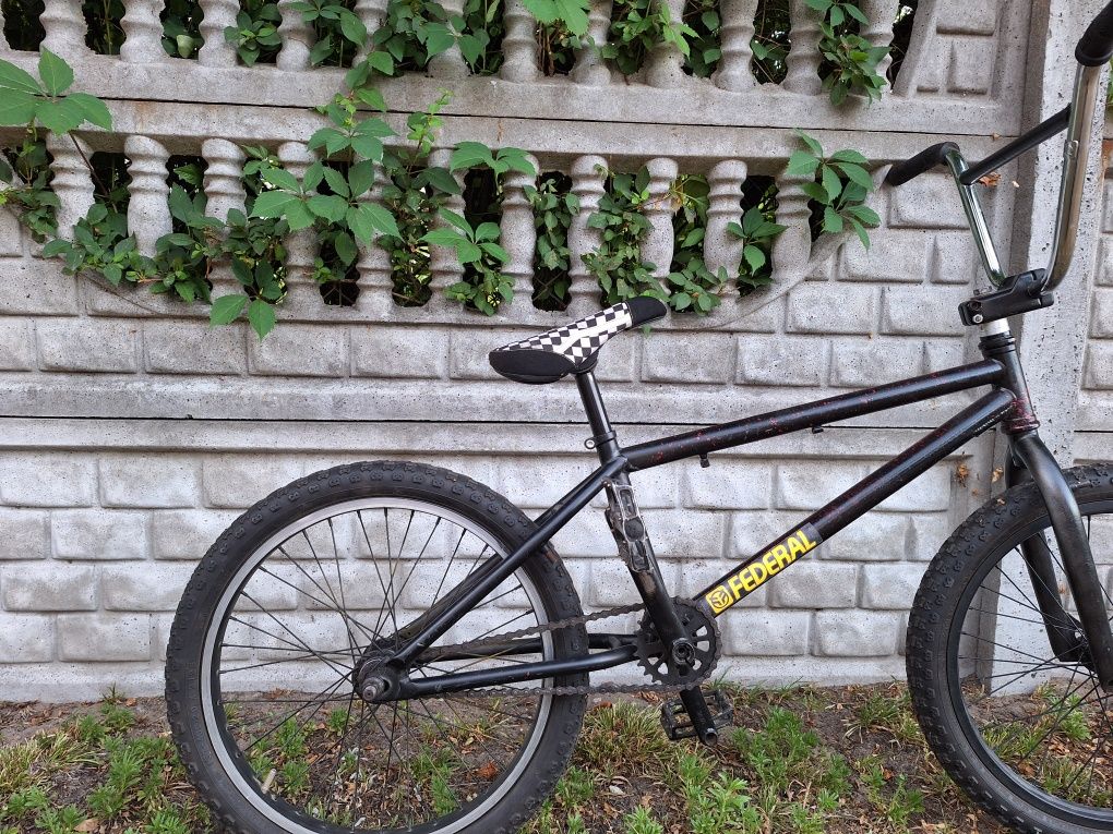 Rower bmx własnoręcznie malowany