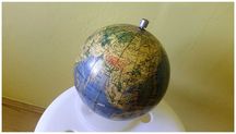 Szkolny GLOBUS Geograficzny Fizyczny PRL Wysyłka Paczkomat In-Post