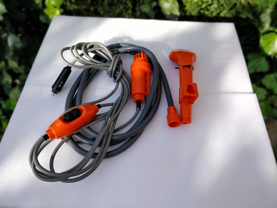 Chuveiro Portátil 12V para Autocaravana Carro Camping