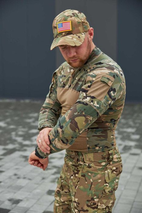 Тактичний костюм G2 Мультикам Штани з наколінниками Убакс та Бейсболка