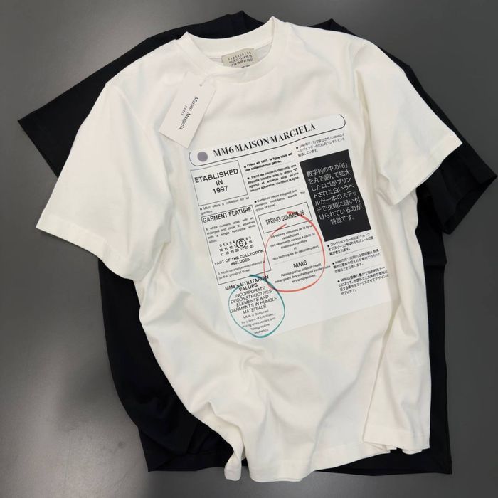 MAISON MARGIELA футболка мужская графитовая асфальт асфальная унисекс